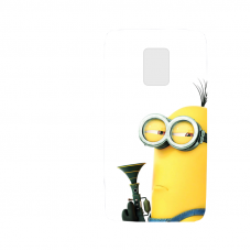 Силиконов гръб - 3d за Samsung Galaxy Note 4 - minion