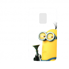 Силиконов гръб - 3d за Samsung Galaxy Note 4 - minion2