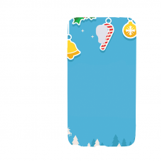 Силиконов гръб - 3d за Samsung Galaxy Note 3 N9000 - christmas5