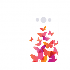 Силиконов гръб - 3d за Samsung Xcover 3 - Butterflies