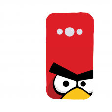 Силиконов гръб - 3d за Samsung Xcover 3 - angry-birds