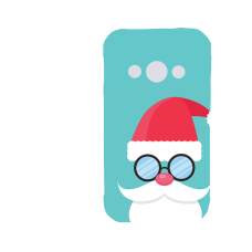 Силиконов гръб - 3d за Samsung Xcover 3 - christmas2