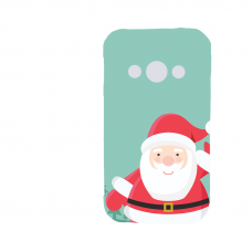 Силиконов гръб - 3d за Samsung Xcover 3 - christmas3