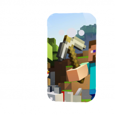 Силиконов гръб за Samsung Xcover 3 - minecraft