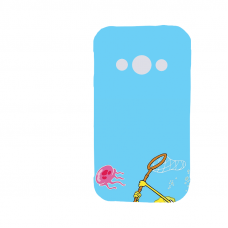 Силиконов гръб - 3d за Samsung Xcover 3 - spongebob2-sized