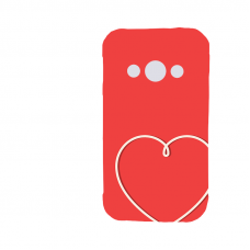 Силиконов гръб - 3d за Samsung Xcover 3 - valentine
