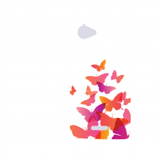 Силиконов гръб - 3d за Sony Xperia L - Butterflies