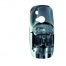 Силиконов гръб за Nokia 3310 - Porsche Spyder