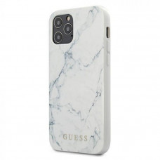 Гръб Original GUESS - Apple iPhone 12 Pro Max - white marble