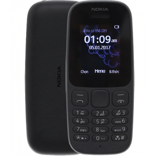 Nokia 105 (2019) Dual Sim Black-37.50