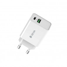 Адаптер DEVIA Smart Series PD+QC Quick Charger (EU ,30W)