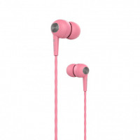 Слушалки DEVIA Idrawer series wired earphone - Pink