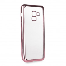Гръб ELECTRO Jelly - Samsung Galaxy A6 2018 розово злато