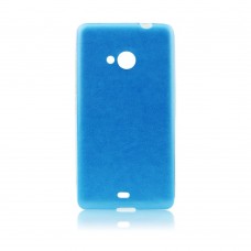 Кожен гръб за Samsung Galaxy Grand Prime Jelly Case Leather Blue