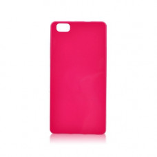 Кожен гръб за Huawei P8 Lite Jelly Case Leather Pink