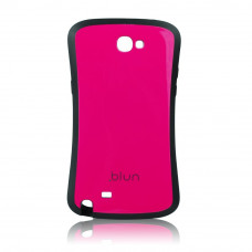 Силиконов гръб Fashion Style за Samsung Galaxy Note 2 тъмно розов