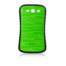 Силиконов гръб Fashion Style вълни за Samsung Galaxy s3 зелен