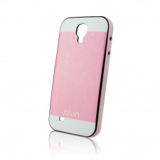 Гръб Fashion Style - cиликонов за Samsung Galaxy s4 розов-бял