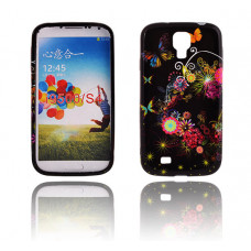 Силиконови калъфи за Samsung Galaxy s4 Design пеперуди и цветя