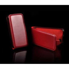 Кожени калъфи тефтер със силиконова рамка за Huawei P9 Lite червен