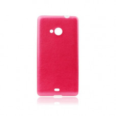 Кожен гръб за HTC One M9 Jelly Case Leather Red