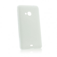 Кожен гръб за Samsung Galaxy J1 Jelly Case Leather White