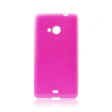 Кожен гръб за Samsung Galaxy A3 Jelly Case Leather Pink