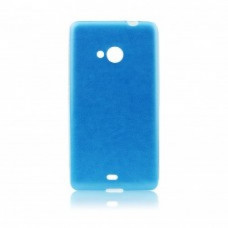 Кожен гръб за Samsung Galaxy Xcover 3 Jelly Case Leather Blue