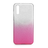 Гръб Forcell SHINING - Xiaomi Redmi 9 прозрачен-розов