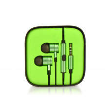 Слушалки HF Stereo box metal MI - Nokia 7 Plus зелени