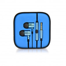 Слушалки HF Stereo box metal MI - Huawei P Smart сини