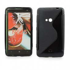 Силиконов калъф-гръб за Nokia Lumia 625 черен