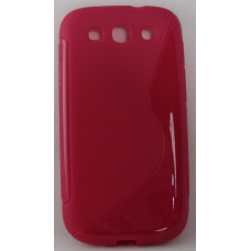 Силиконов калъф-гръб за Samsung S3850 Corby II червен