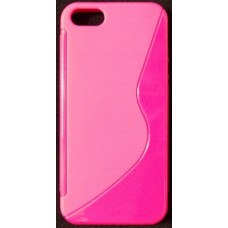 Силиконов калъф-гръб за Apple iPhone 5S розов