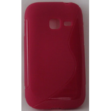 Силиконов калъф-гръб за Samsung S6802 Galaxy Ace Duos червен