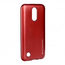 Гръб i-Jelly Case за LG K10 2017 червен
