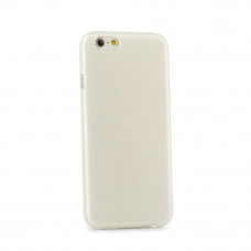Гръб Jelly Case Brush за Apple iPhone 8 Plus бял