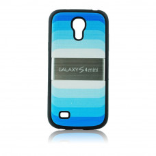 Силиконов гръб син-дъга за Samsung Galaxy S4 mini