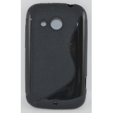 Силиконов калъф-гръб за HTC Desire C черен
