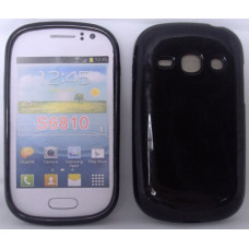 Силиконов калъф-гръб за Samsung S6810 Galaxy Fame черен