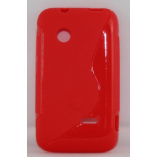 Силиконов калъф-гръб за Sony Xperia Miro червен