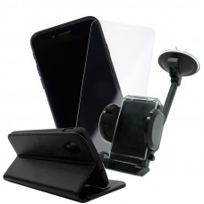 Промо Пакет Smart book case+Glass+Car Holder