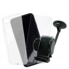 Промо Пакет Ultra slim case+Glass+Car Holder